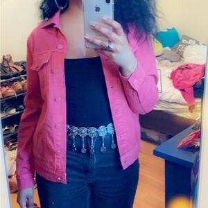 Forever 21 - Pink Jacket - Button up - Size Medium**